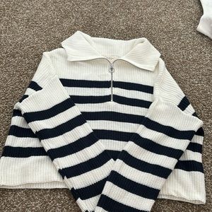 Pullover striped sweater